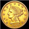 Image 1 : 1907 $2.50 Gold Quarter Eagle CLOSELY UNCIRCULATED