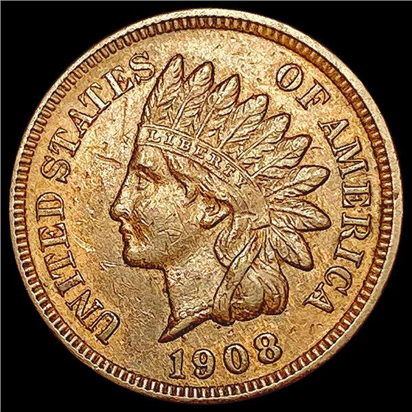 1908 Indian Head Cent CLOSELY UNCIRCULATED