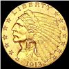 Image 1 : 1913 $2.50 Gold Quarter Eagle CLOSELY UNCIRCULATED