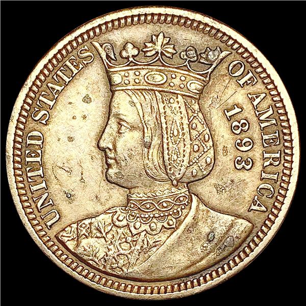 1893 Isabella Silver Quarter UNCIRCULATED