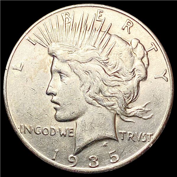 1935-S Silver Peace Dollar CLOSELY UNCIRCULATED