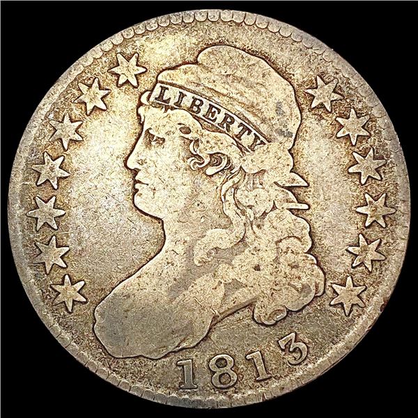 1813 Capped Bust Half Dollar NICELY CIRCULATED
