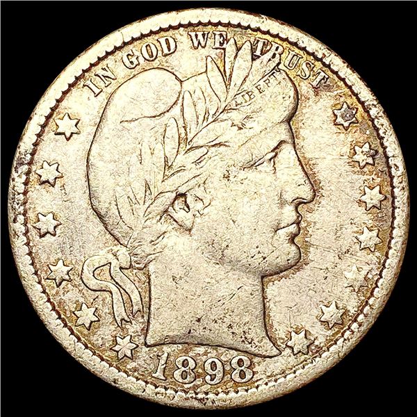 1898-O Barber Quarter NEARLY UNCIRCULATED