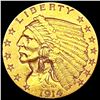 Image 1 : 1914 $2.50 Gold Quarter Eagle CLOSELY UNCIRCULATED