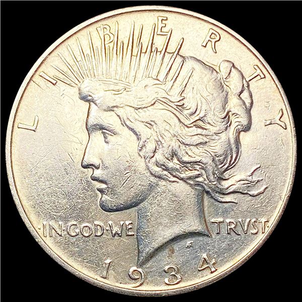 1934-D Silver Peace Dollar CLOSELY UNCIRCULATED