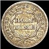 Image 2 : 1854 Arws Seated Liberty Half Dime CLOSELY UNCIRCU