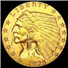 Image 1 : 1925-D $2.50 Gold Quarter Eagle CLOSELY UNCIRCULAT