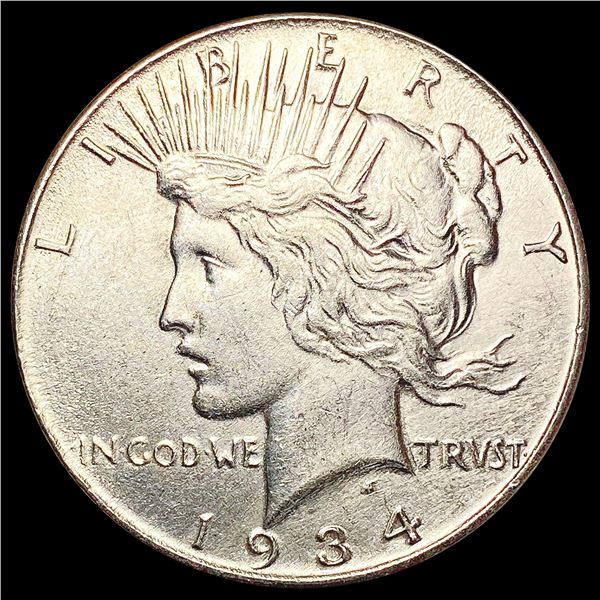 1934 Silver Peace Dollar CLOSELY UNCIRCULATED