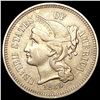 Image 1 : 1869 Nickel Three Cent CLOSELY UNCIRCULATED