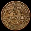 Image 2 : 1865 Two Cent Piece NEARLY UNCIRCULATED