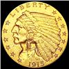 Image 1 : 1915 $2.50 Gold Quarter Eagle CLOSELY UNCIRCULATED