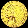 Image 1 : 1914-D $2.50 Gold Quarter Eagle CLOSELY UNCIRCULATED