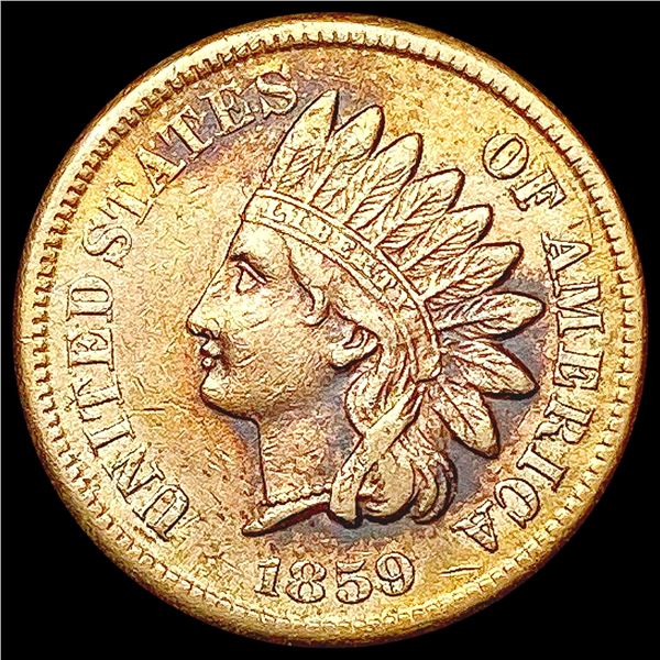 1859 Indian Head Cent NEARLY UNCIRCULATED