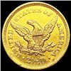 Image 2 : 1856 $2.50 Gold Quarter Eagle CLOSELY UNCIRCULATED