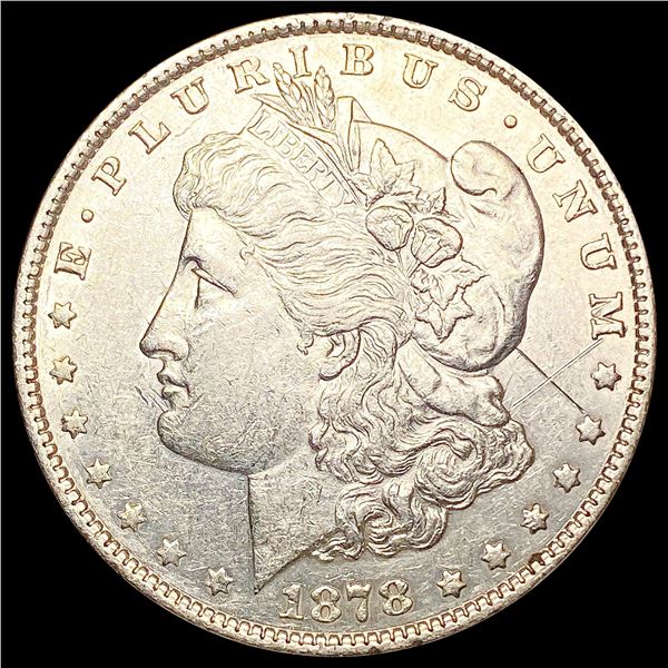 1878 7/8TF Morgan Silver Dollar CLOSELY UNCIRCULAT