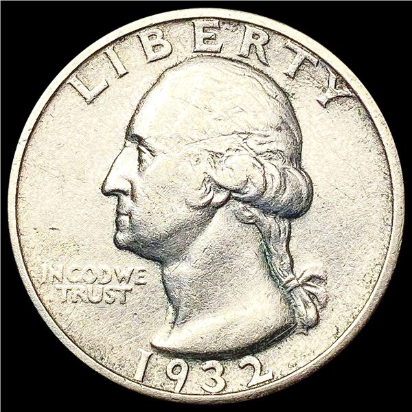 1932-S Washington Silver Quarter CLOSELY UNCIRCULA