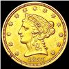 Image 1 : 1857 $2.50 Gold Quarter Eagle CLOSELY UNCIRCULATED