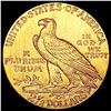 Image 2 : 1914 $2.50 Gold Quarter Eagle CLOSELY UNCIRCULATED