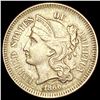 Image 1 : 1866 Nickel Three Cent CLOSELY UNCIRCULATED