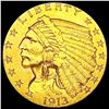 Image 1 : 1913 $2.50 Gold Quarter Eagle CLOSELY UNCIRCULATED
