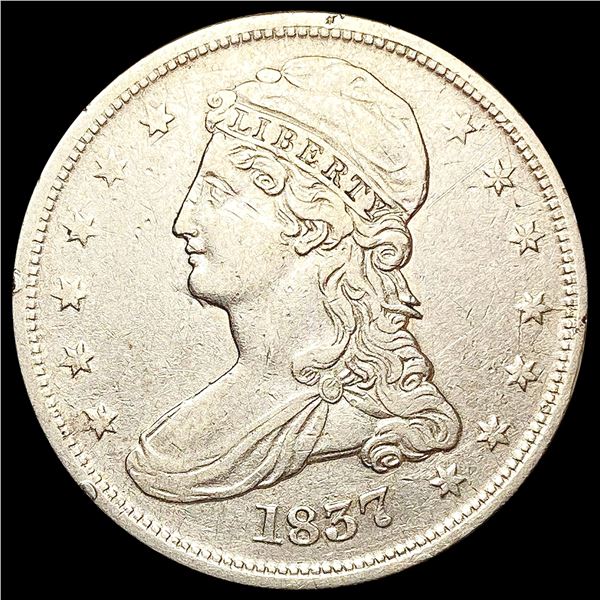 1837 Capped Bust Half Dollar CLOSELY UNCIRCULATED