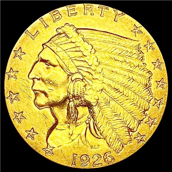 1926 $2.50 Gold Quarter Eagle CLOSELY UNCIRCULATED