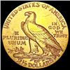 Image 2 : 1913 $2.50 Gold Quarter Eagle CLOSELY UNCIRCULATED