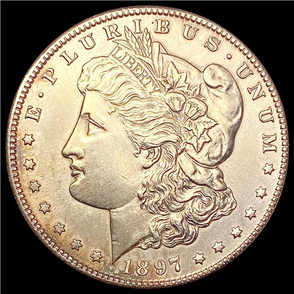 1897-S Morgan Silver Dollar CLOSELY UNCIRCULATED