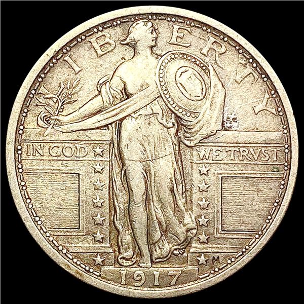1917 Standing Liberty Quarter NEARLY UNCIRCULATED