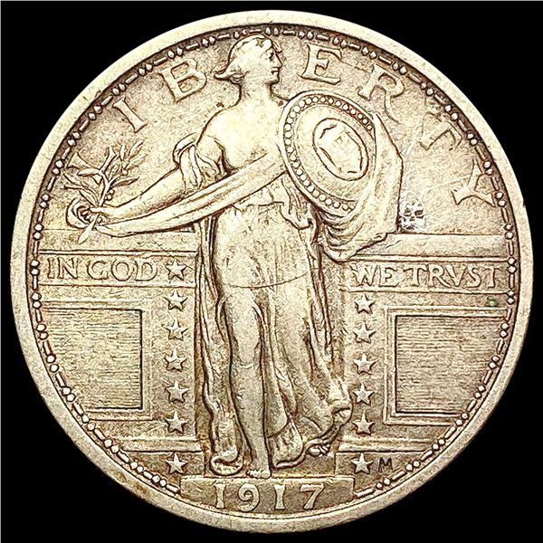 1917 Standing Liberty Quarter NEARLY UNCIRCULATED