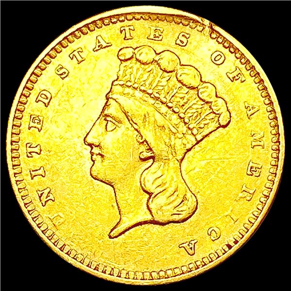 1856 Rare Gold Dollar CLOSELY UNCIRCULATED