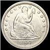 Image 1 : 1857 Seated Liberty Quarter CLOSELY UNCIRCULATED