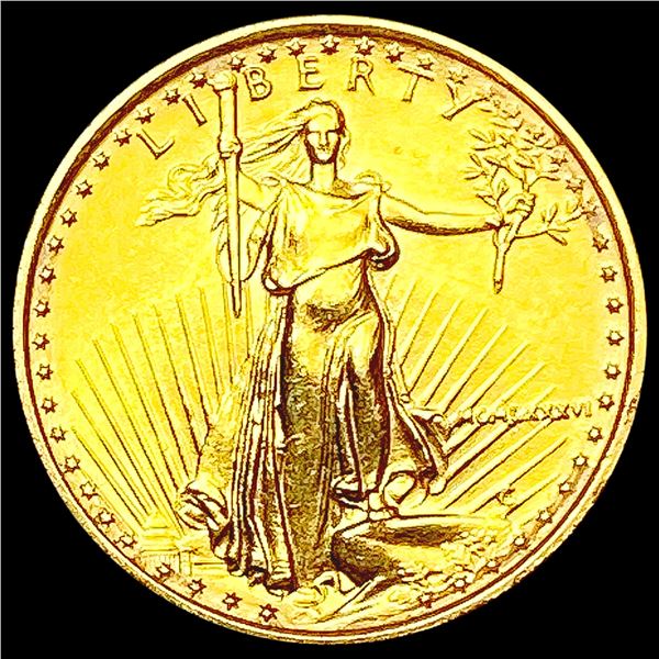 1986 US 1/10oz Gold $5 Eagle UNCIRCULATED