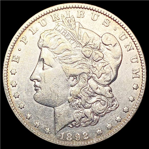 1892 Morgan Silver Dollar CLOSELY UNCIRCULATED