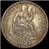 Image 1 : 1887-S Seated Liberty Dime CLOSELY UNCIRCULATED