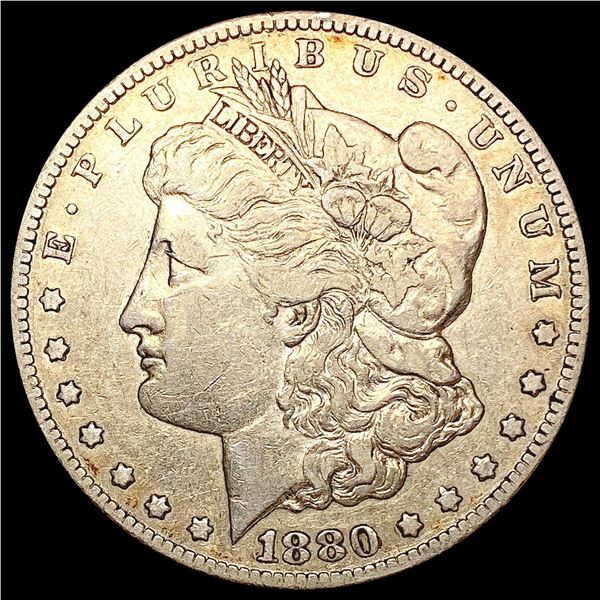 1880-CC Morgan Silver Dollar NEARLY UNCIRCULATED