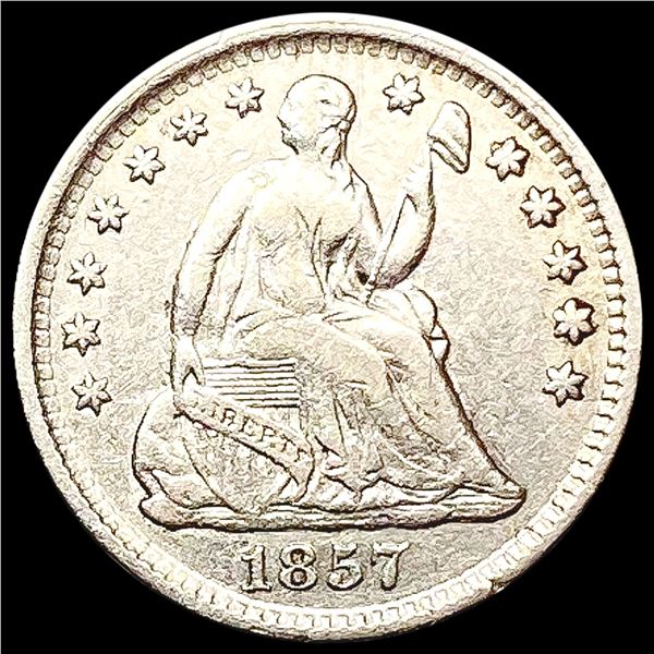 1857 Seated Liberty Half Dime LIGHTLY CIRCULATED