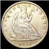 Image 1 : 1853 A+R Seated Liberty Half Dollar CLOSELY UNCIRC