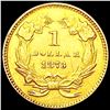 Image 2 : 1873 Open 3 Rare Gold Dollar CHOICE AU