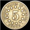 Image 2 : 1869 Shield Nickel NEARLY UNCIRCULATED