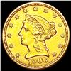 Image 1 : 1906 $2.50 Gold Quarter Eagle UNCIRCULATED