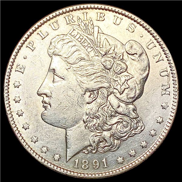 1891-S Morgan Silver Dollar CLOSELY UNCIRCULATED