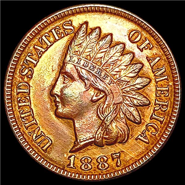 1887 Indian Head Cent CLOSELY UNCIRCULATED