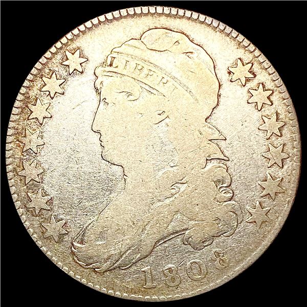 1808 Capped Bust Half Dollar NICELY CIRCULATED