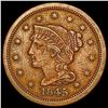 Image 1 : 1845 Braided Hair Large Cent CLOSELY UNCIRCULATED