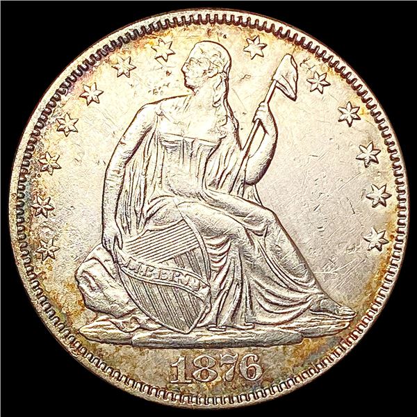 1876 Seated Liberty Half Dollar UNCIRCULATED