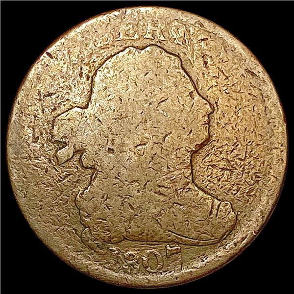 1807 Draped Bust Half Cent NICELY CIRCULATED