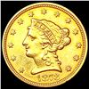 Image 1 : 1878 $2.50 Gold Quarter Eagle CLOSELY UNCIRCULATED