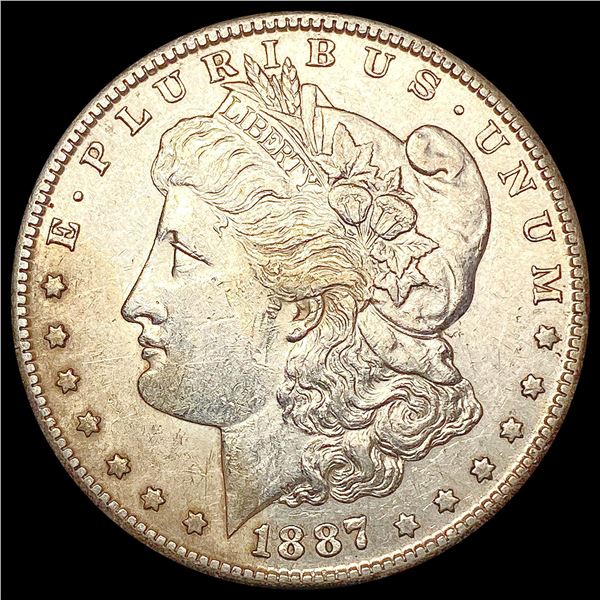 1887-S Morgan Silver Dollar CHOICE AU