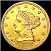 Image 1 : 1873 $2.50 Gold Quarter Eagle CLOSELY UNCIRCULATED